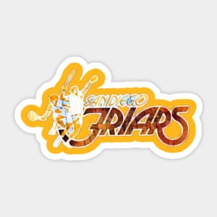 San Diego Friars Team Tennis Sticker